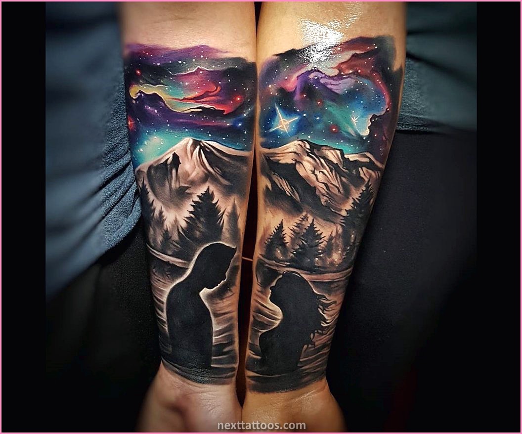 Romantic Tattoos For Couples - Nature Tattoos For Couples