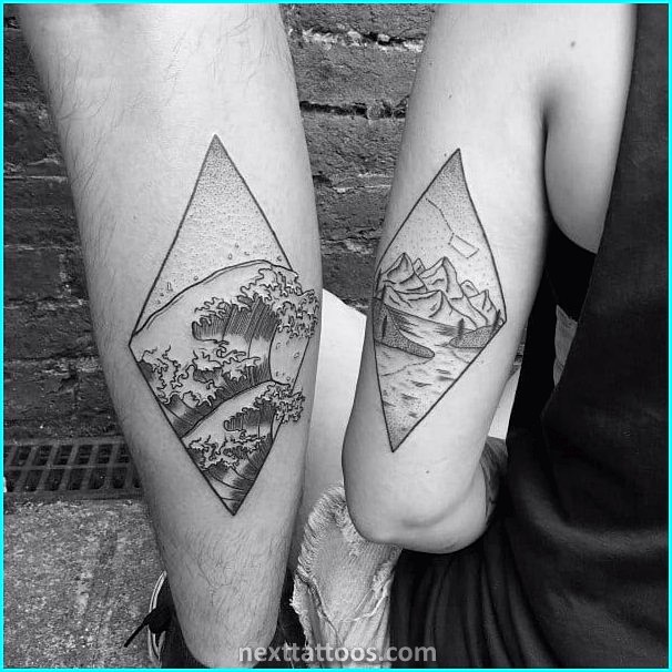 Romantic Tattoos For Couples - Nature Tattoos For Couples