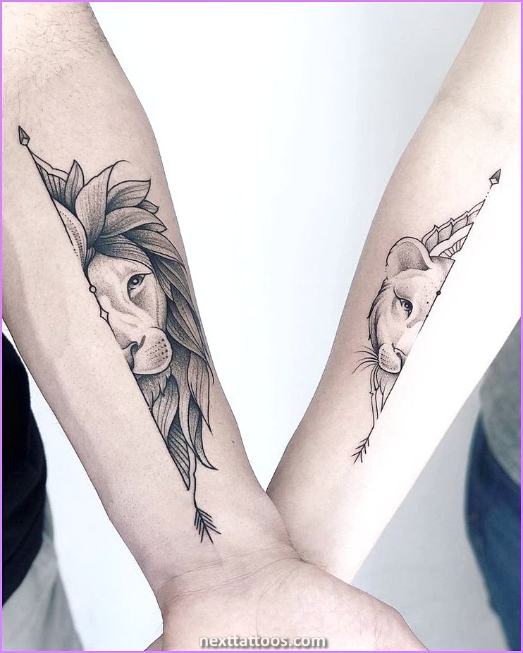 Romantic Tattoos For Couples - Nature Tattoos For Couples