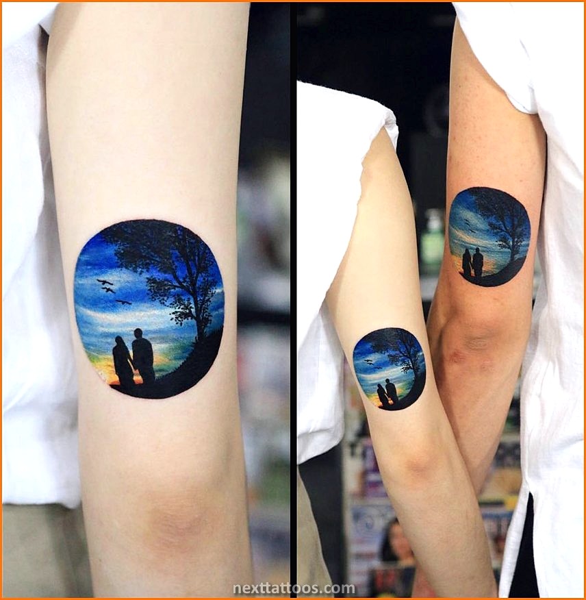 Romantic Tattoos For Couples - Nature Tattoos For Couples