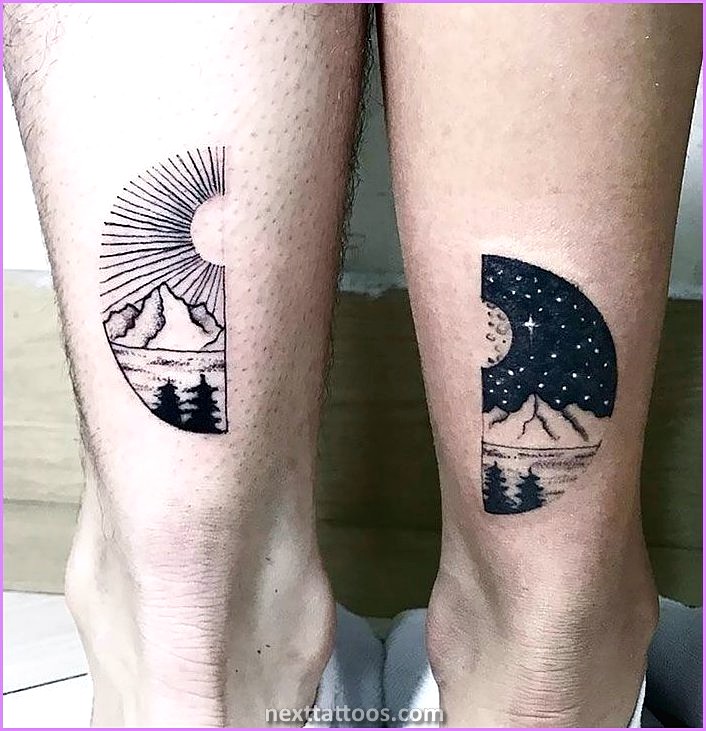 Romantic Tattoos For Couples - Nature Tattoos For Couples