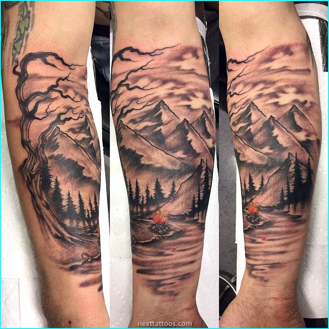 Romantic Tattoos For Couples - Nature Tattoos For Couples