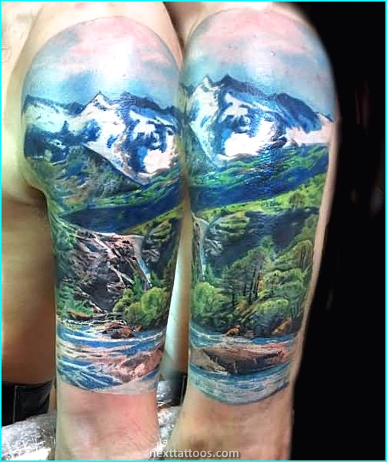 Mountain Nature Tattoos Can Be a Powerful Reminder of Where You've Come From