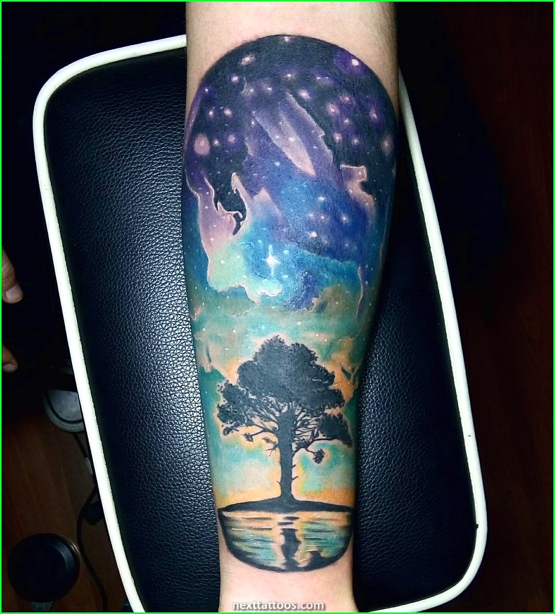 Space and Nature Tattoos