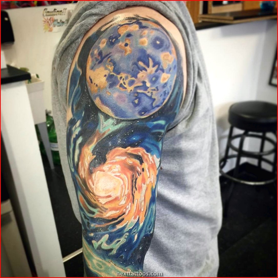 Space and Nature Tattoos