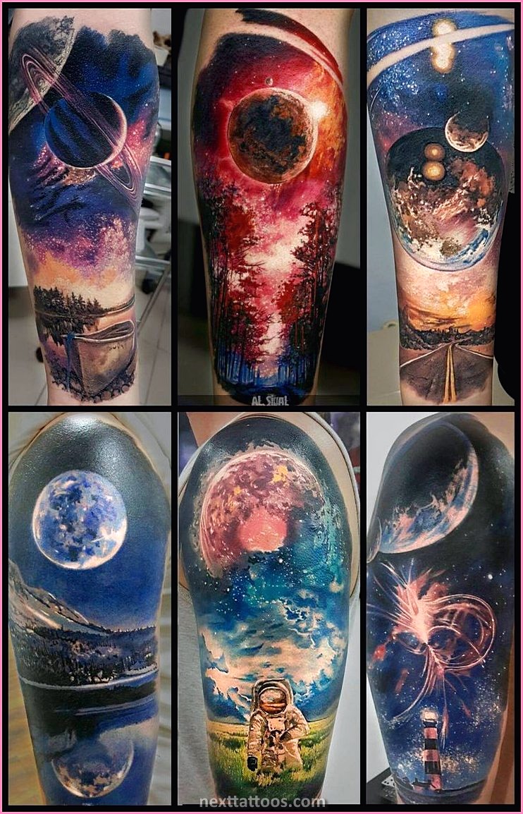 Space and Nature Tattoos