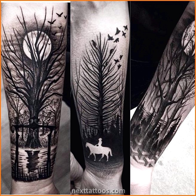 Space and Nature Tattoos