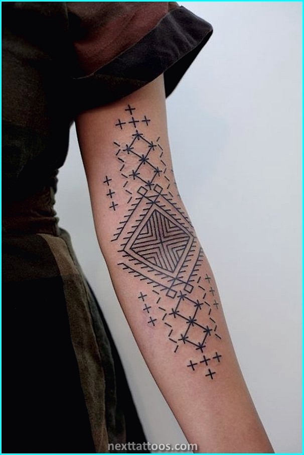 Small Geometric Nature Tattoos