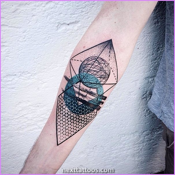 Small Geometric Nature Tattoos