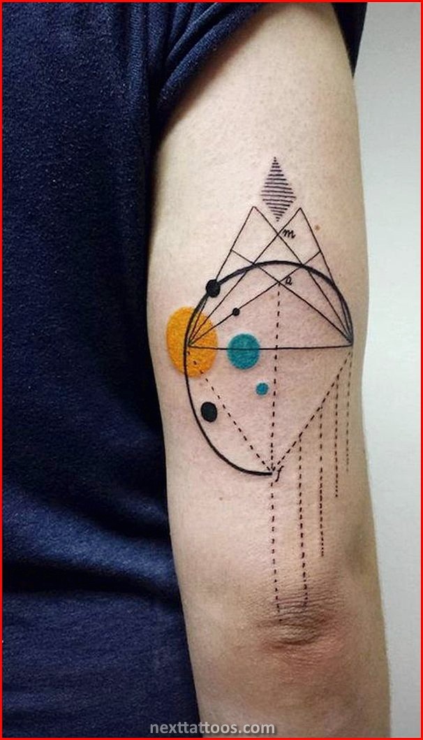 Small Geometric Nature Tattoos