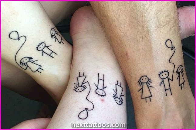 Three Sibling Nature Tattoos