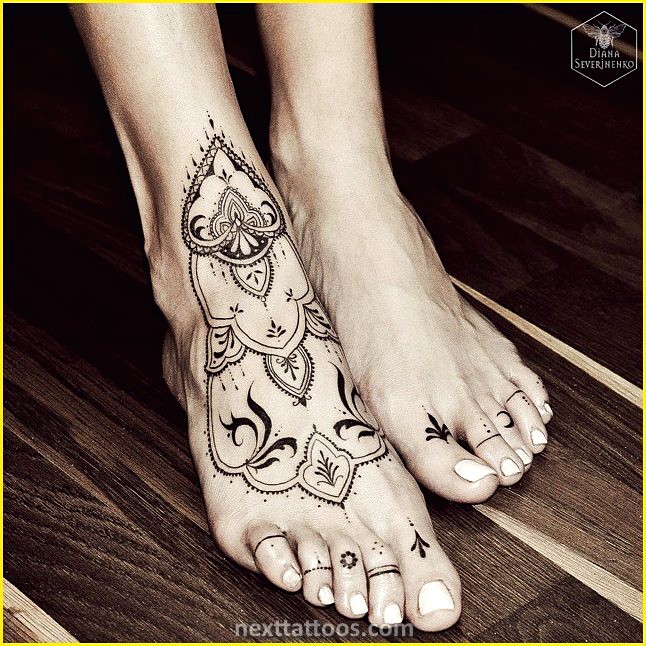 Nature Foot Tattoos - Make a Splash Today