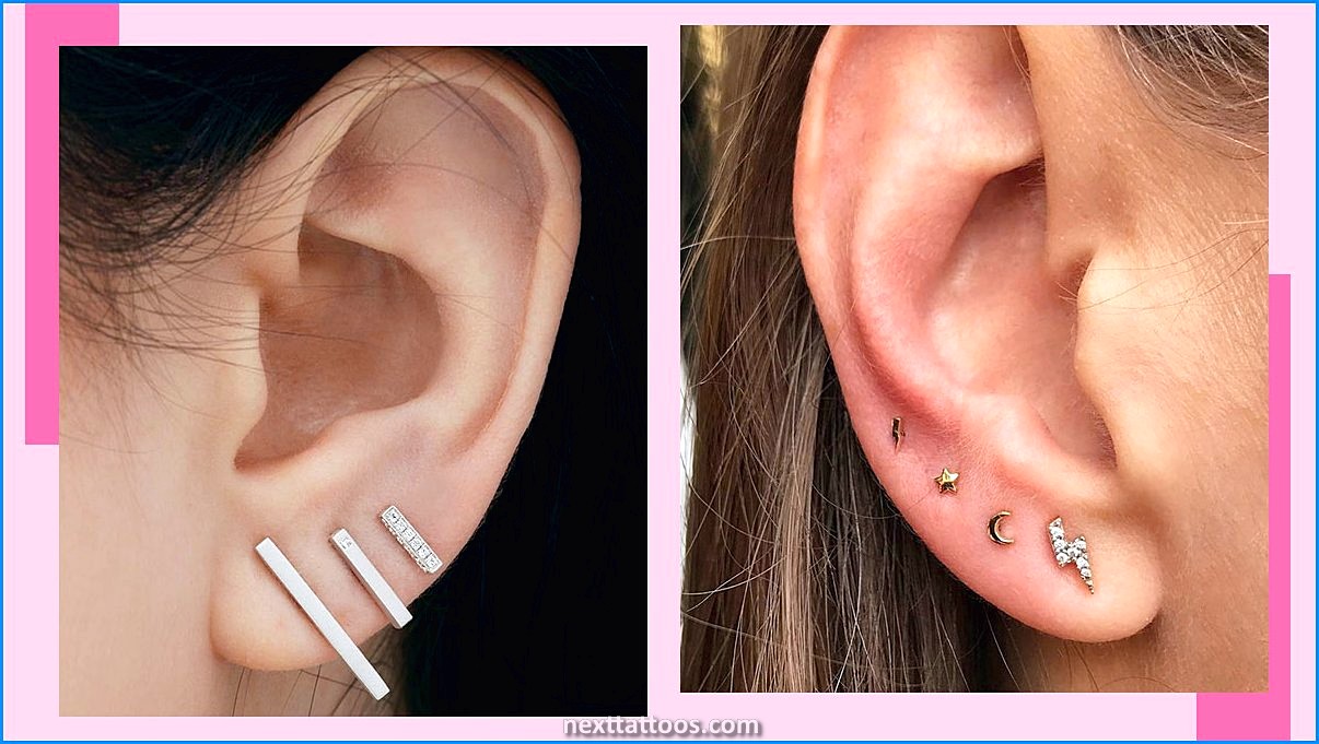 Ear Piercing Ideas For Both Ears