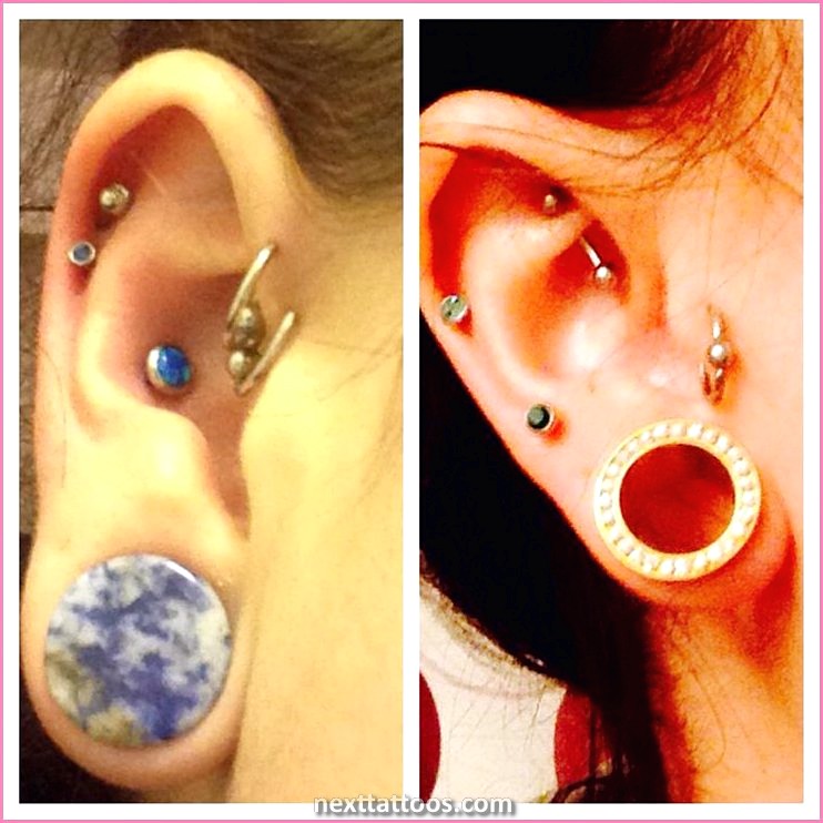 Ear Piercing Ideas For Both Ears