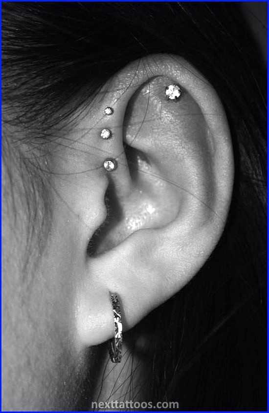 Ear Piercing Ideas For Both Ears