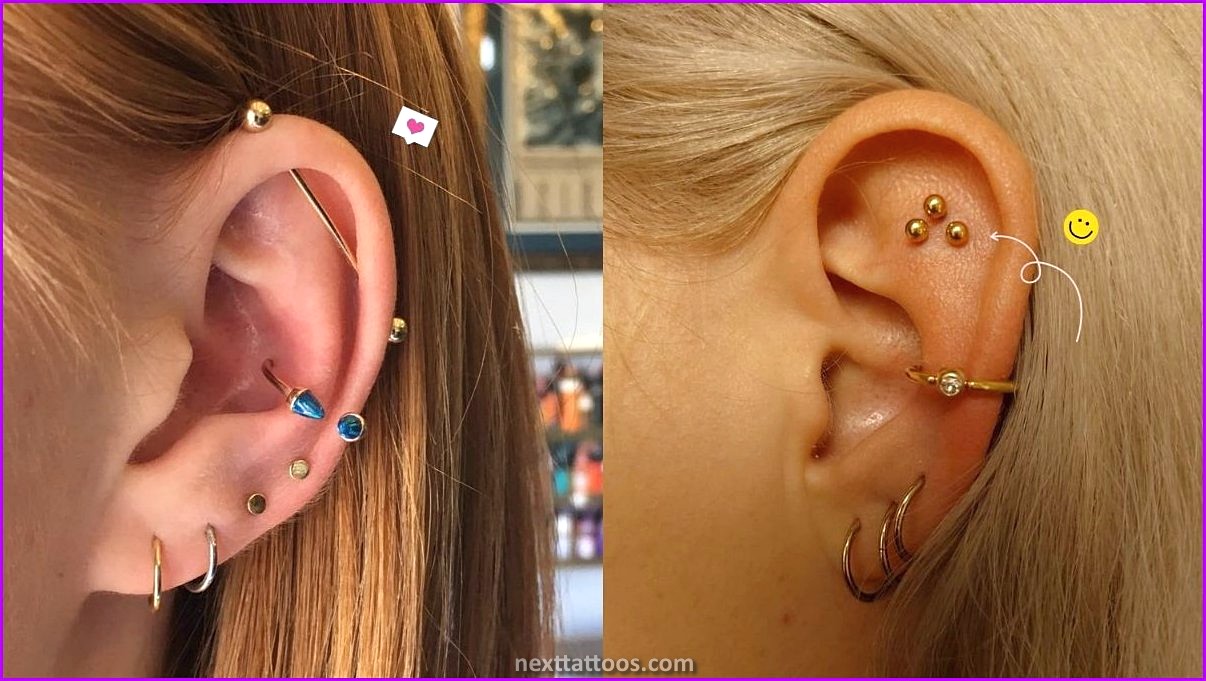 Ear Piercing Ideas For Both Ears