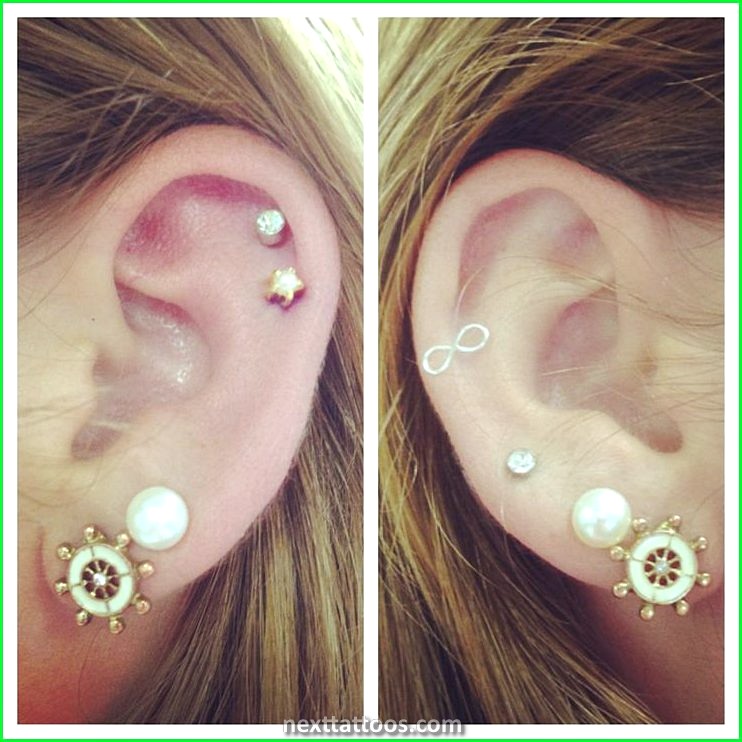 Ear Piercing Ideas For Both Ears