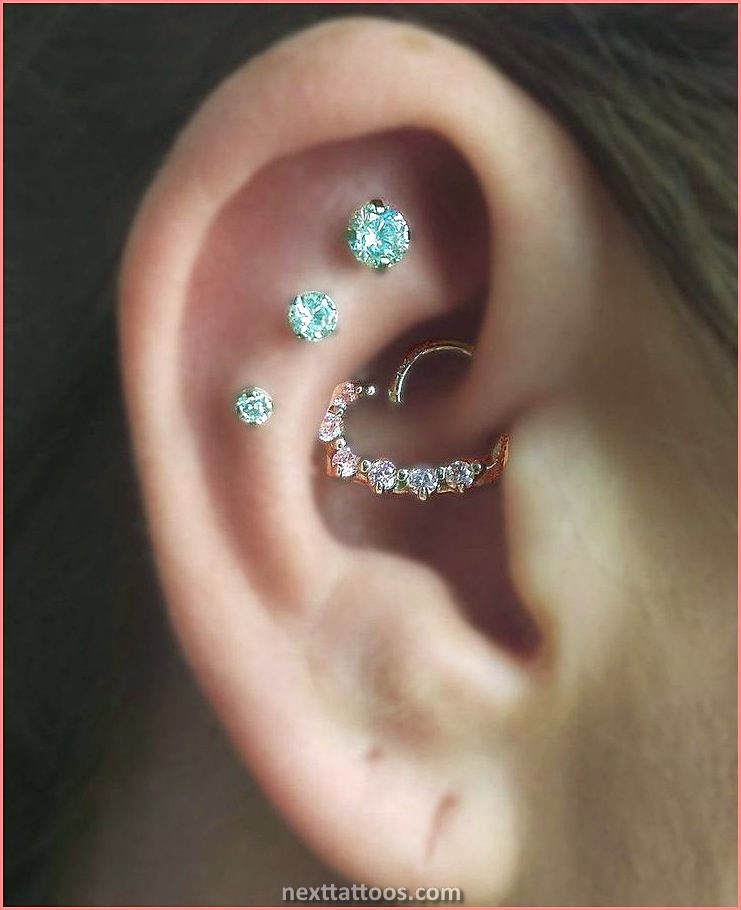 Ear Piercing Ideas For Both Ears