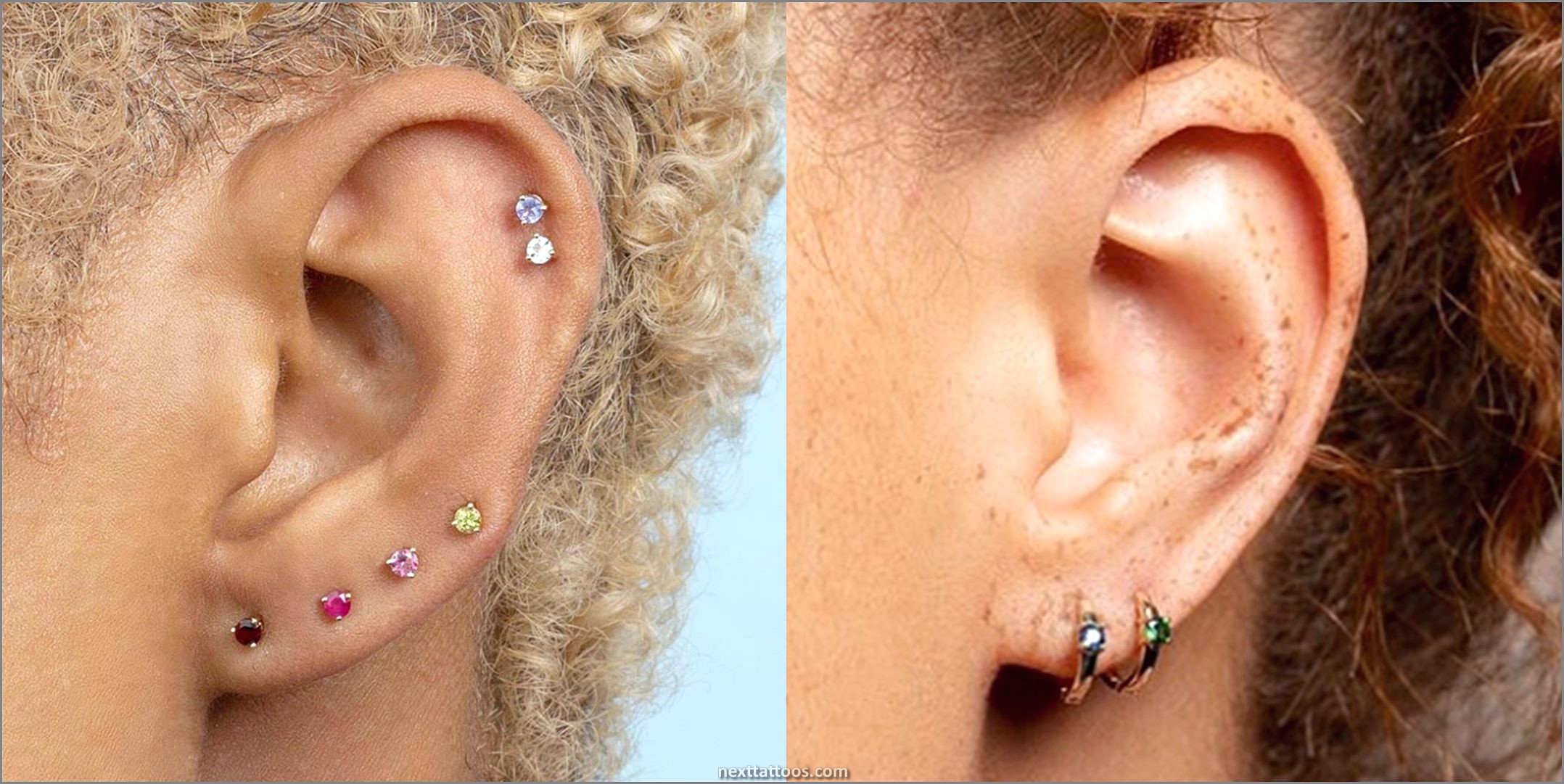 Ear Piercing Ideas For Both Ears