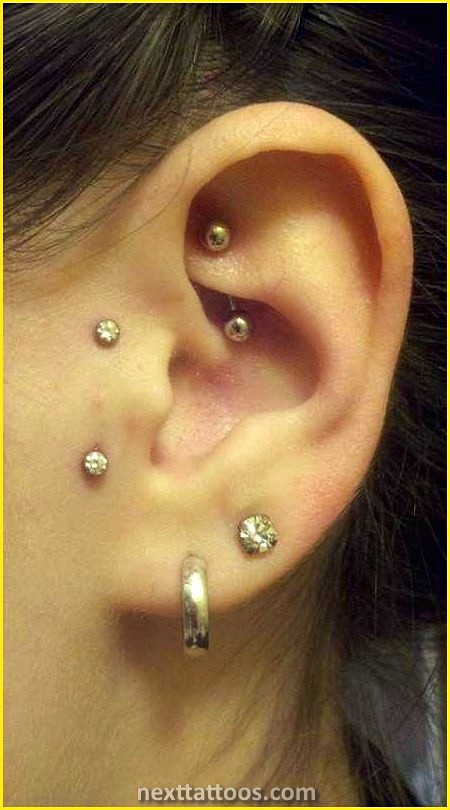 Ear Piercing Ideas For Both Ears