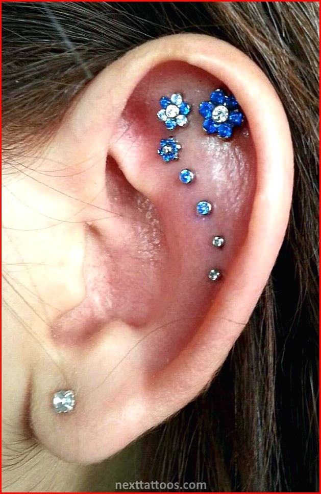 Ear Piercing Ideas For Both Ears