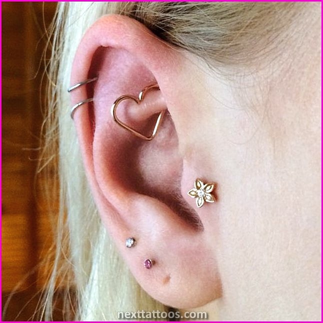 Ear Piercing Ideas For Both Ears