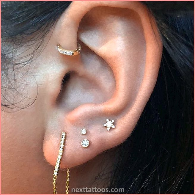 Ear Piercing Ideas For Both Ears