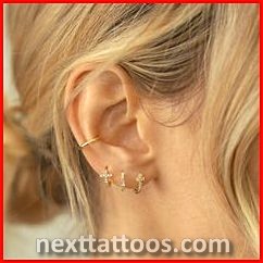 Ear Piercing Ideas For Both Ears