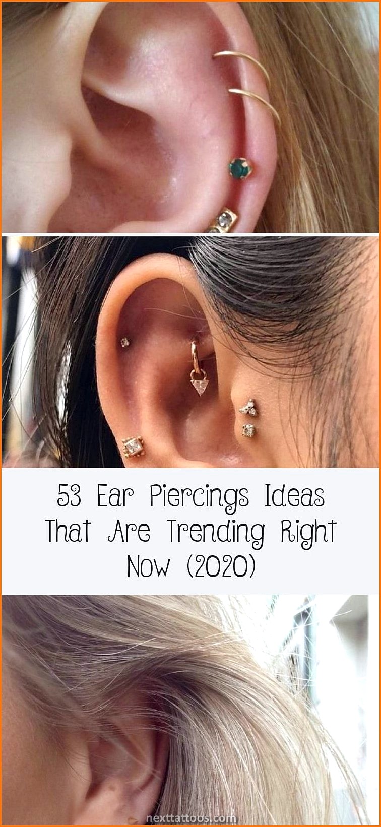 Trendy New Ear Piercing Ideas