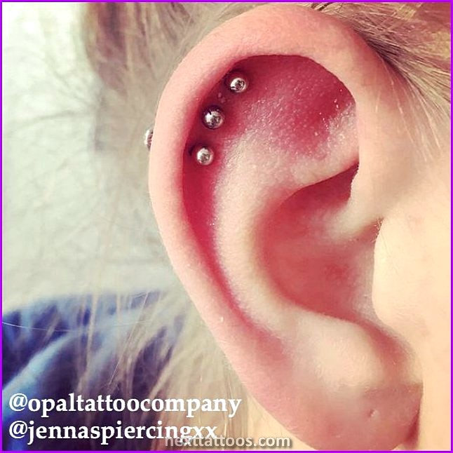 Triple Helix Piercing Ideas