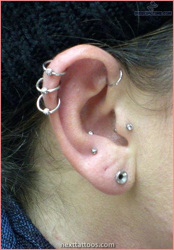 Triple Helix Piercing Ideas