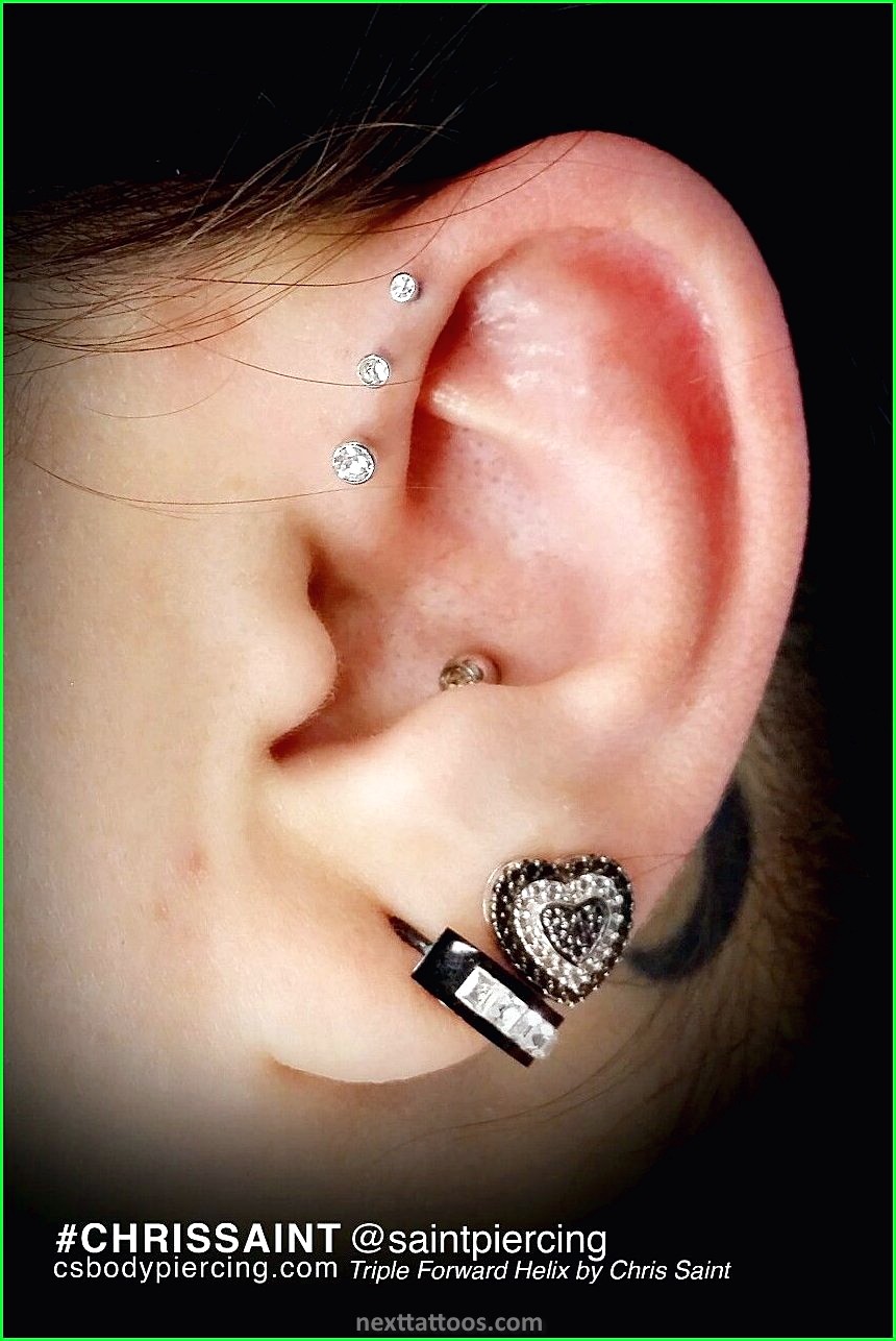 Triple Helix Piercing Ideas