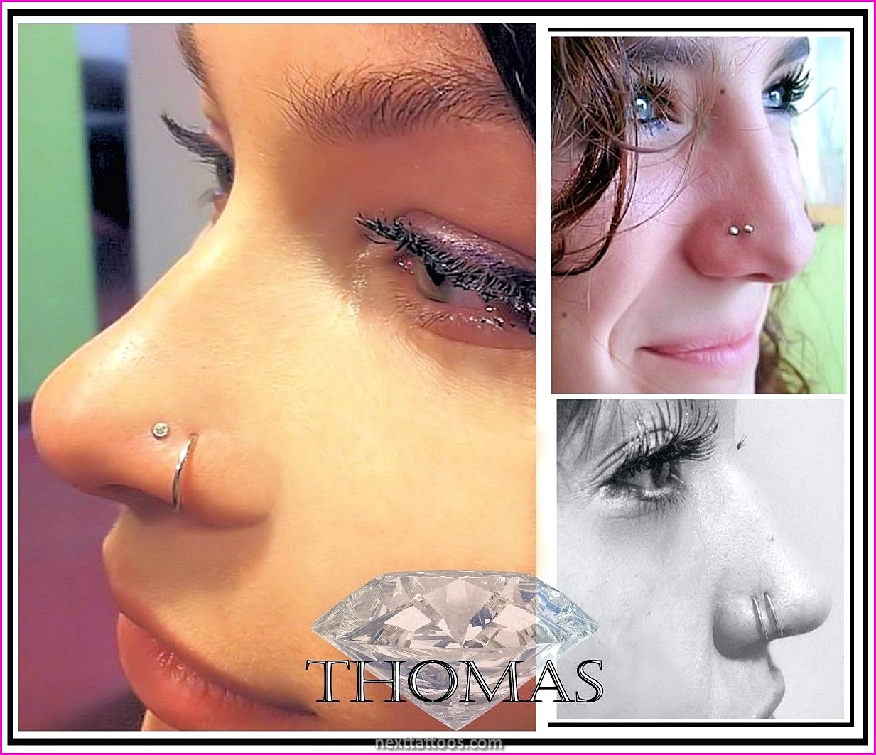 Double Nose Piercing Ideas