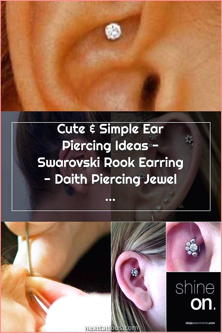 Simple Ear Piercing Ideas