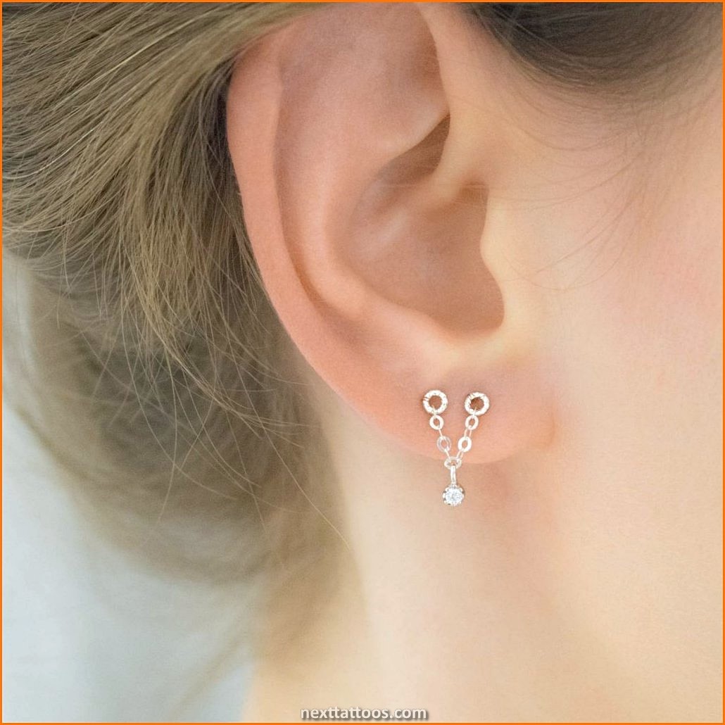 Double Lobe Piercing Ideas - Are Double Lobe Piercings Tacky?