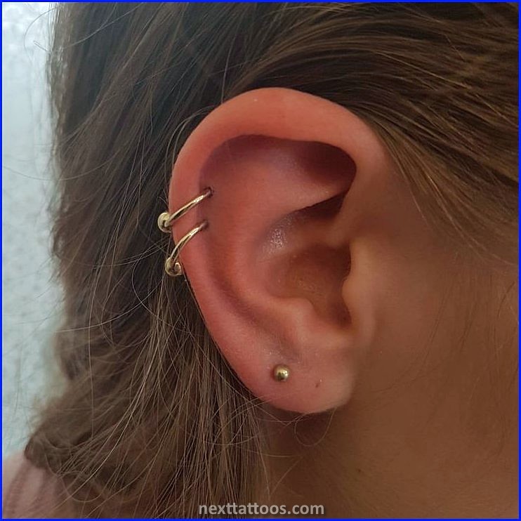 Double Lobe Piercing Ideas - Are Double Lobe Piercings Tacky?