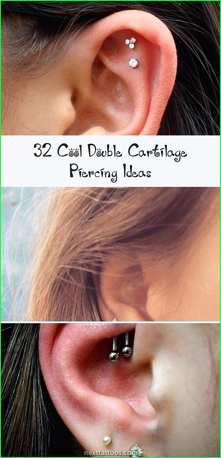 Double Lobe Piercing Ideas - Are Double Lobe Piercings Tacky?