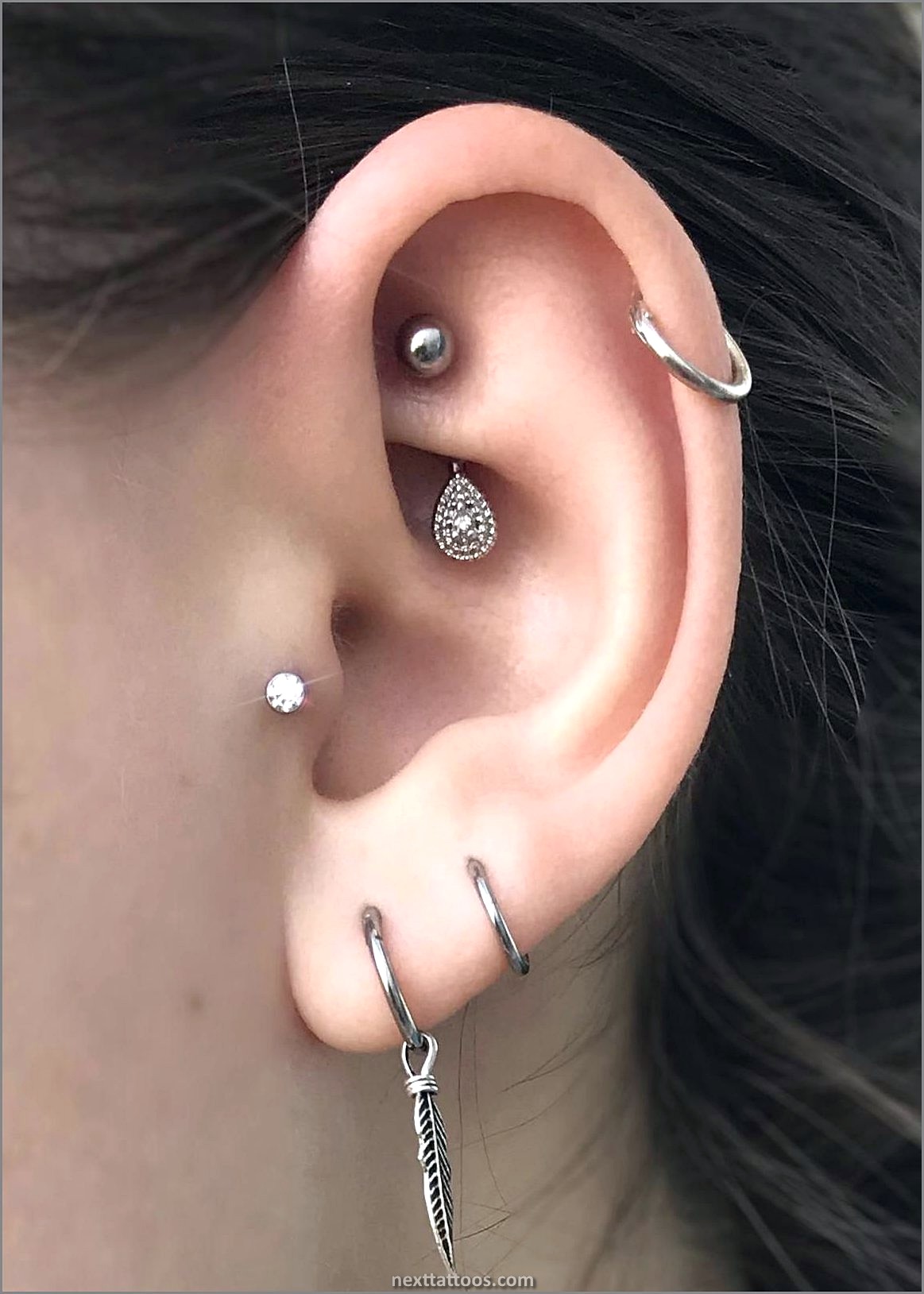 Double Ear Piercing Ideas