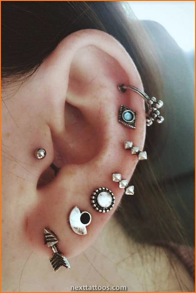 Unique Multiple Ear Piercing Ideas