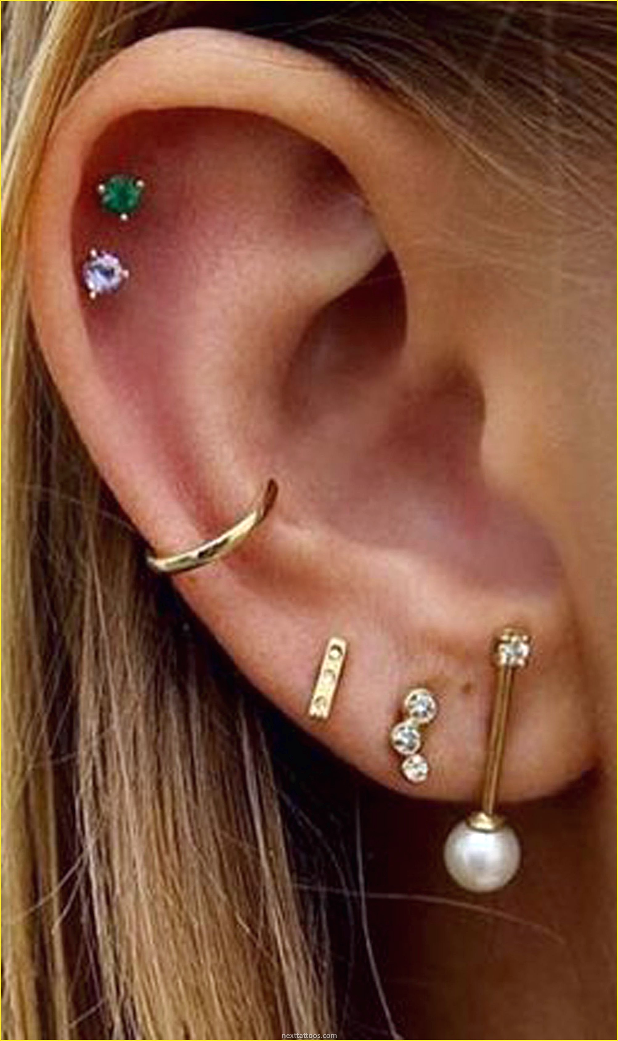 Unique Multiple Ear Piercing Ideas