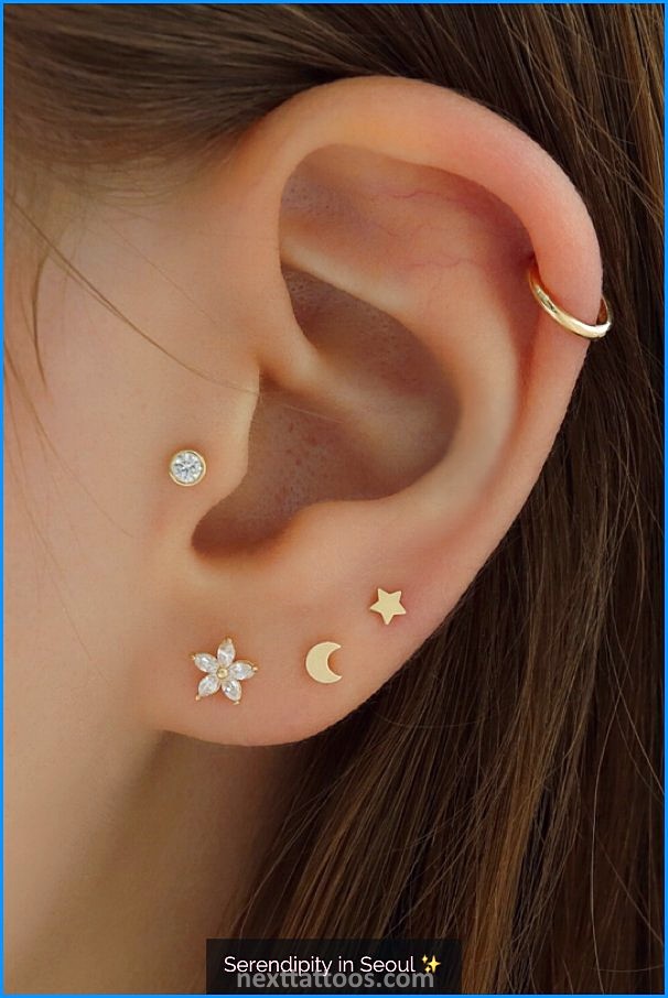 5 Cute and Dainty Ear Piercing Ideas