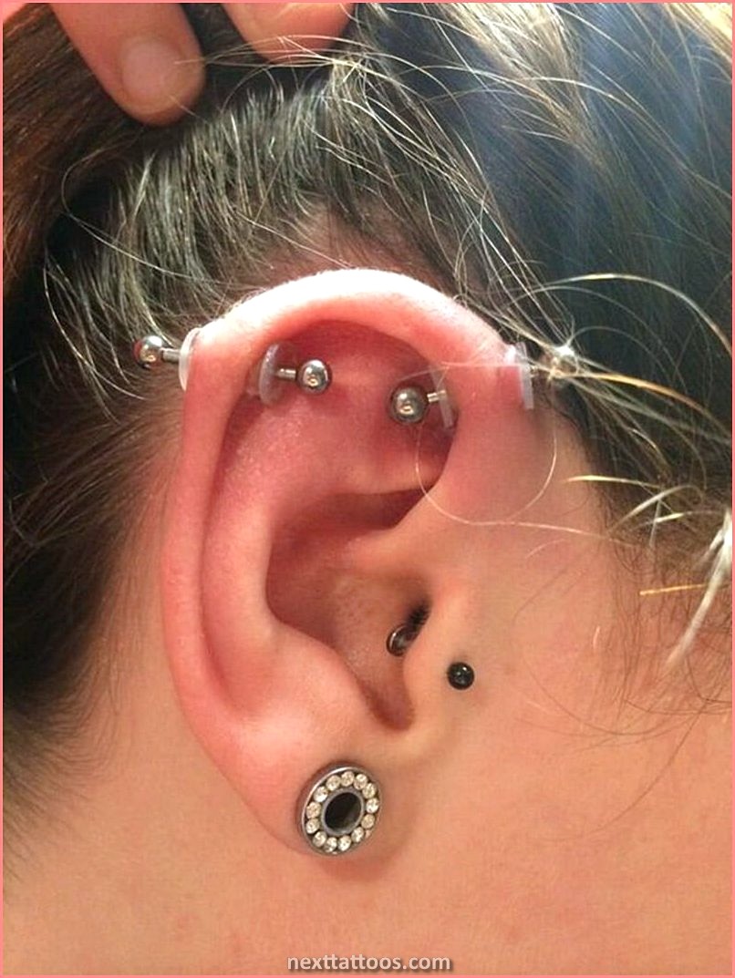 Ear Piercing Ideas With Industrial Theme