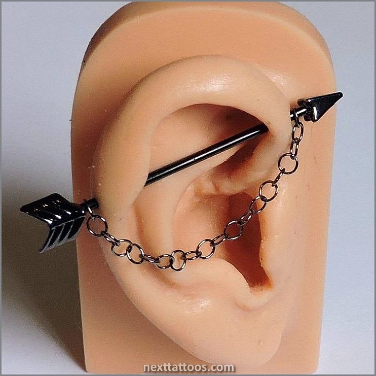 Ear Piercing Ideas With Industrial Theme