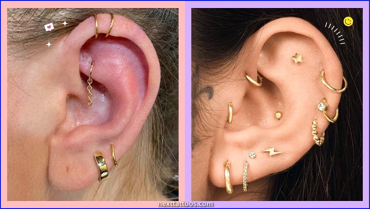 Ear Piercing Ideas With Industrial Theme