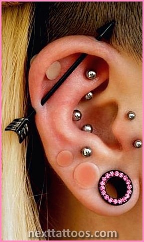 Ear Piercing Ideas With Industrial Theme