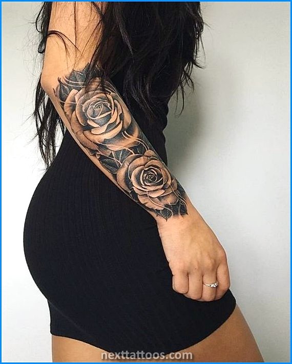 Female Tattoo Ideas Forearm and Thigh