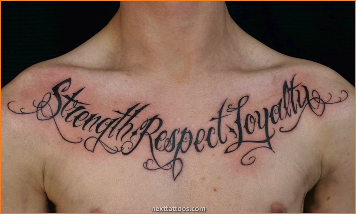 Word Tattoo Ideas For Males and Females