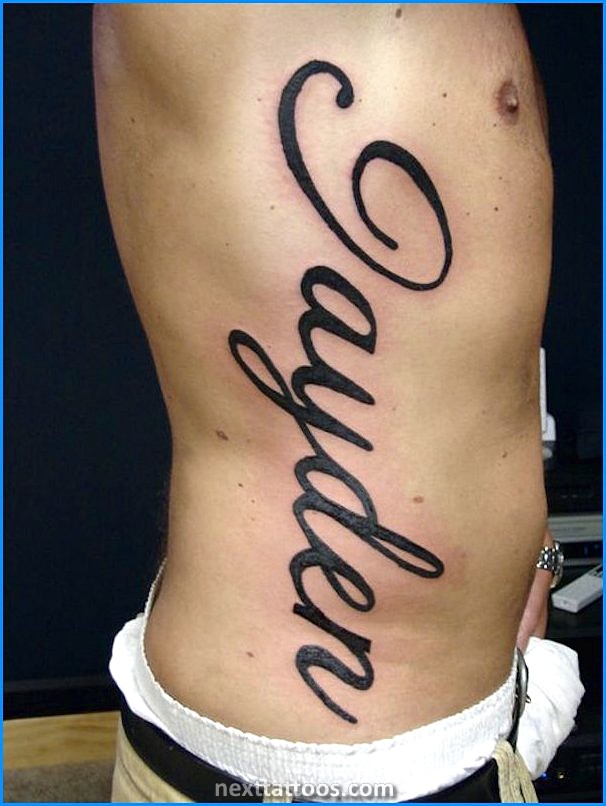 Name Tattoo Ideas on Forearm and Chest