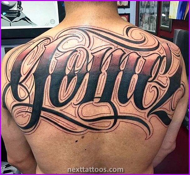 Tattoo Lettering Ideas - Choosing Tattoo Ideas Lettering Styles