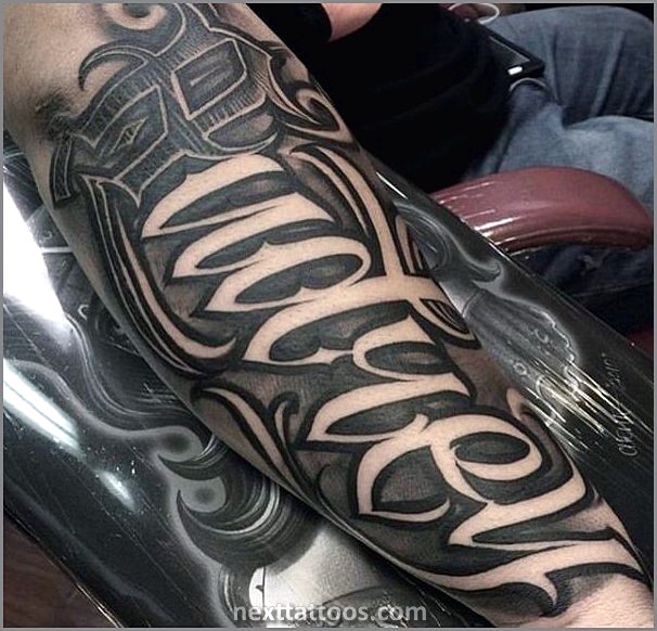 Tattoo Lettering Ideas - Choosing Tattoo Ideas Lettering Styles